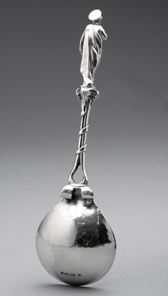 Arts & Crafts Silver Apostle Serving Spoon - Frederick Courthope